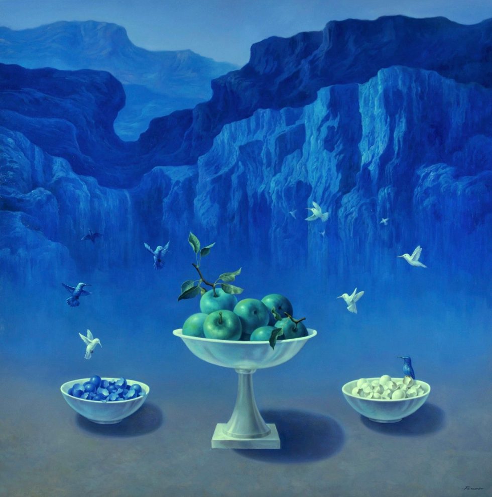 El Eden De Los Colibries Artwork Painting TAC Art Gallery &