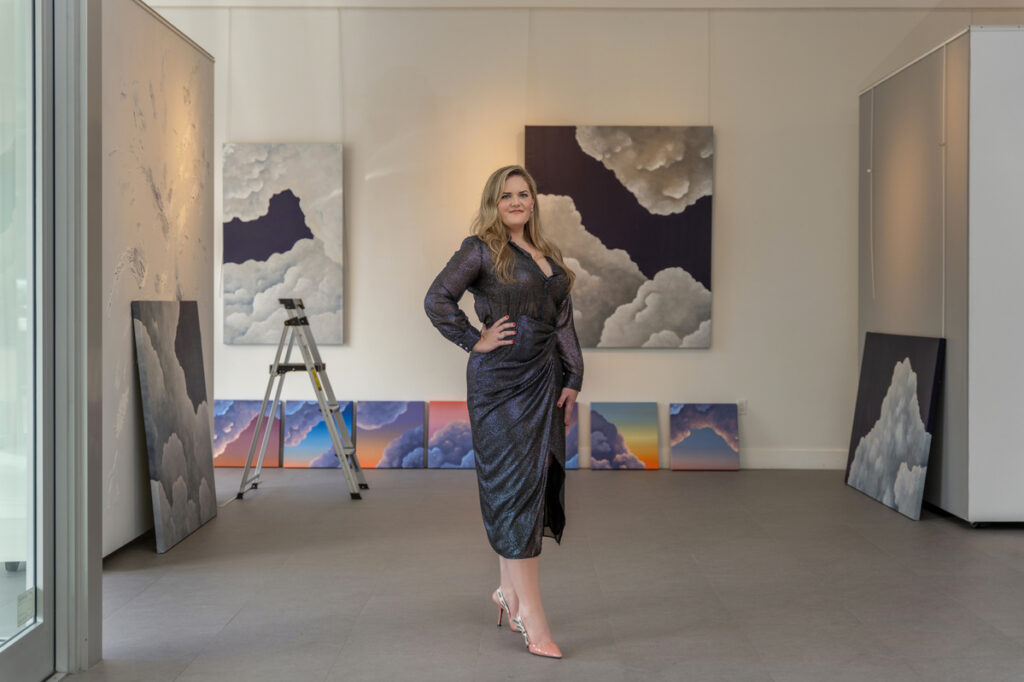 Liv Dockerty: A Visionary Abstract Realist Painter At The Kimpton Epic Hotel'S Epic Art Residency