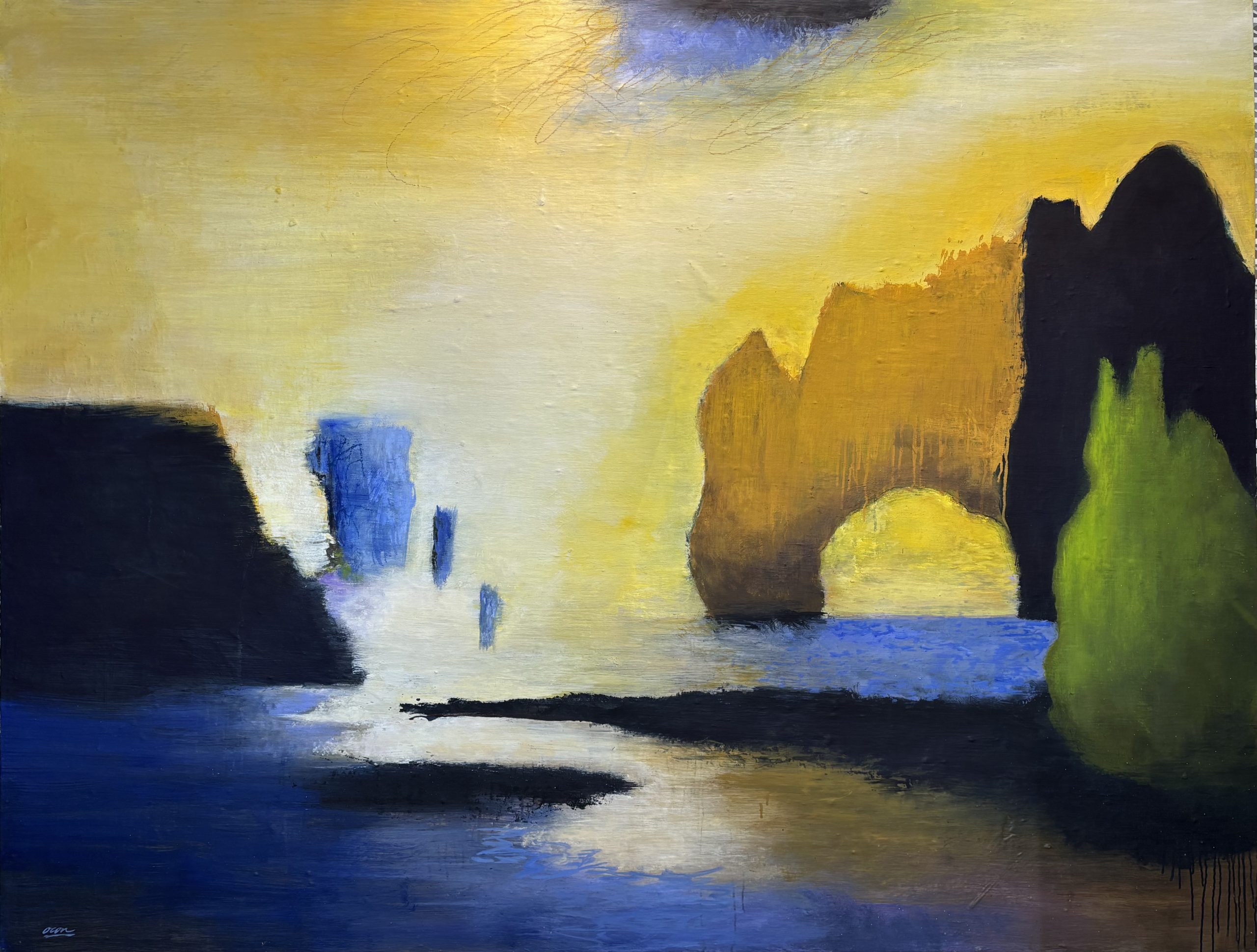 Harbor At Sunset